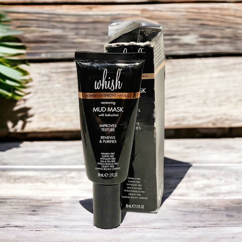 Whish Renewing Mud Mask with Bakuchiol 2.5oz Skincare Face NEW